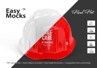 Hard Hat Mockup PSD