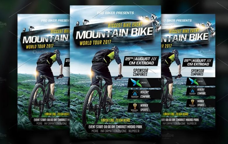 Cycling Event flyer Template