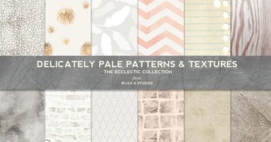Delicately Pale Patterns and Textures