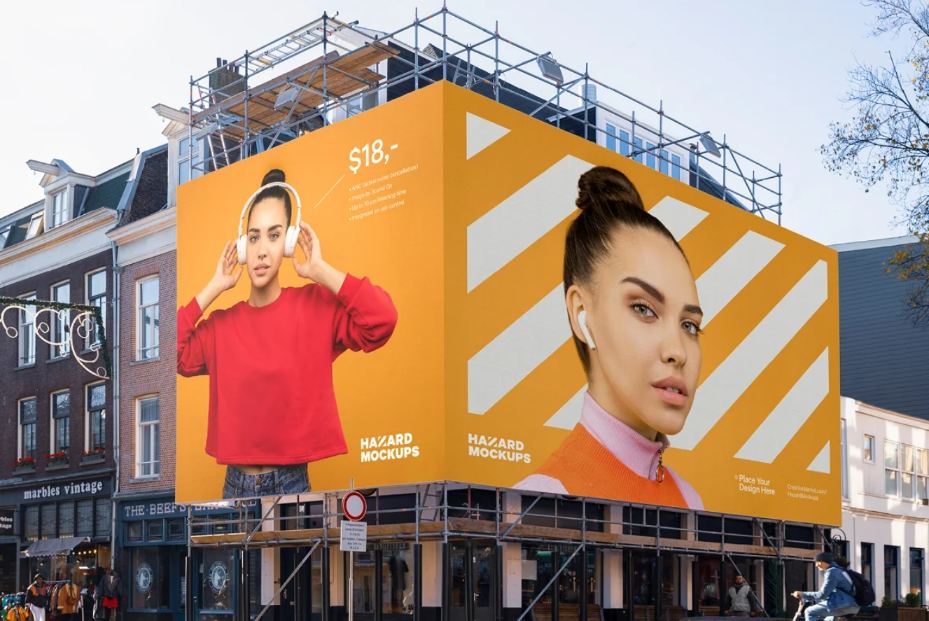 Double City Billboard Mockups Set