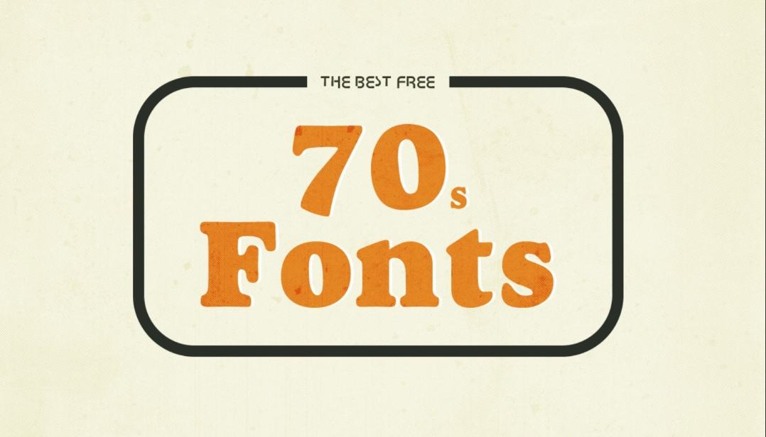 Free 70's Style Display Font