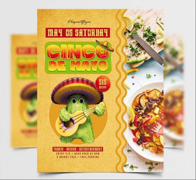 Free Mexican Style Flyer Template
