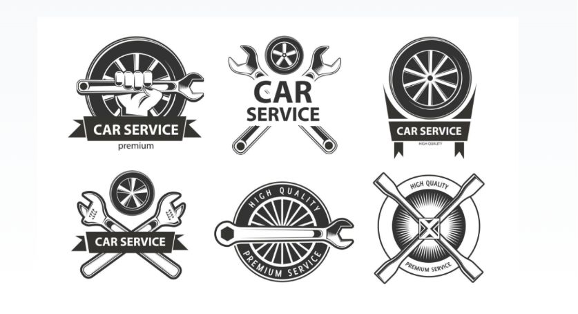 Free Repair and Maintenance Logo Set
