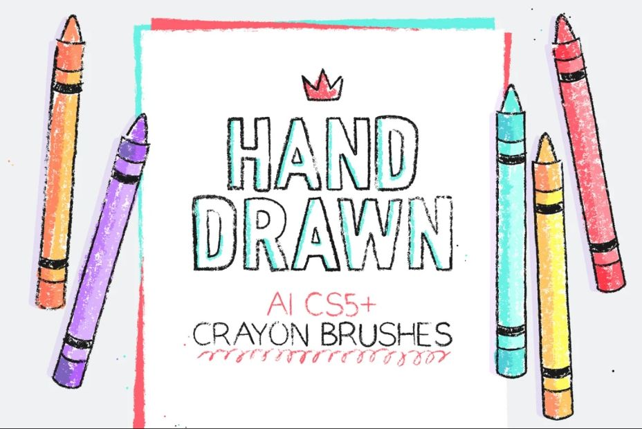 Hand Drawn Brushes Set
