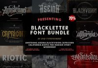 Blackletter Font Bundle