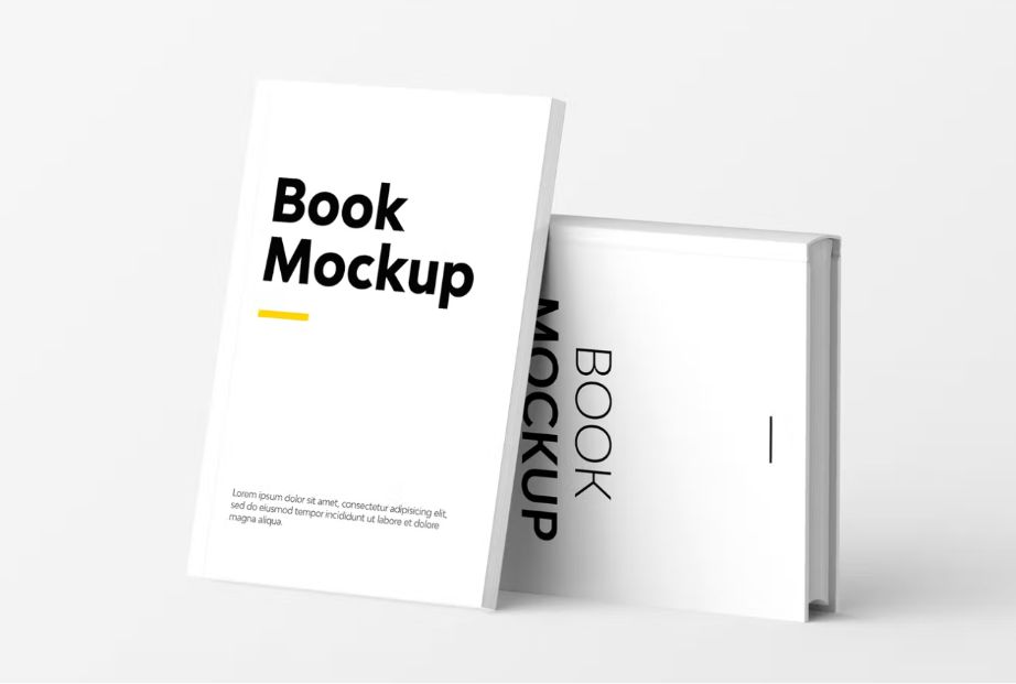 High Quality Book Cover Mockup