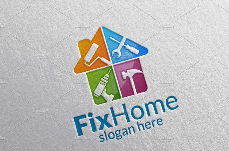Home Repair Services Logo Template