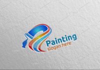 House Painting Logo Design