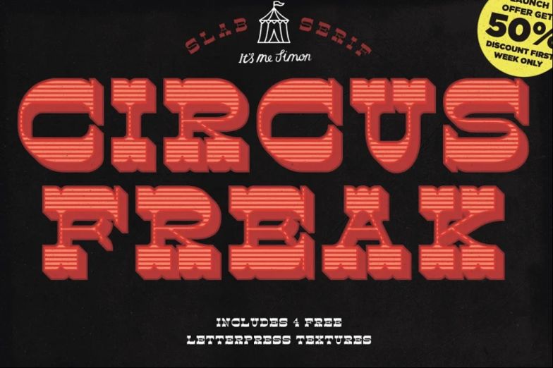 Layered Circus Freak Font