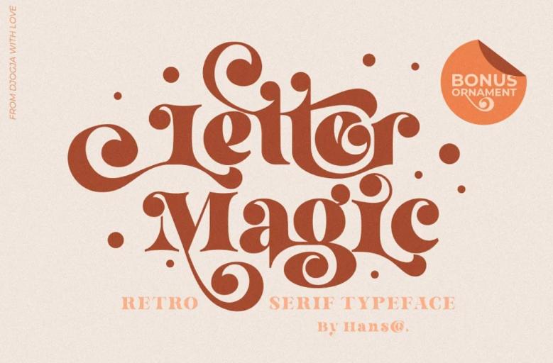 Magical Lettering Typeface