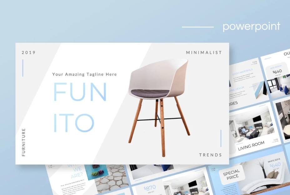Minimalist Furniture Sale Promotion Template