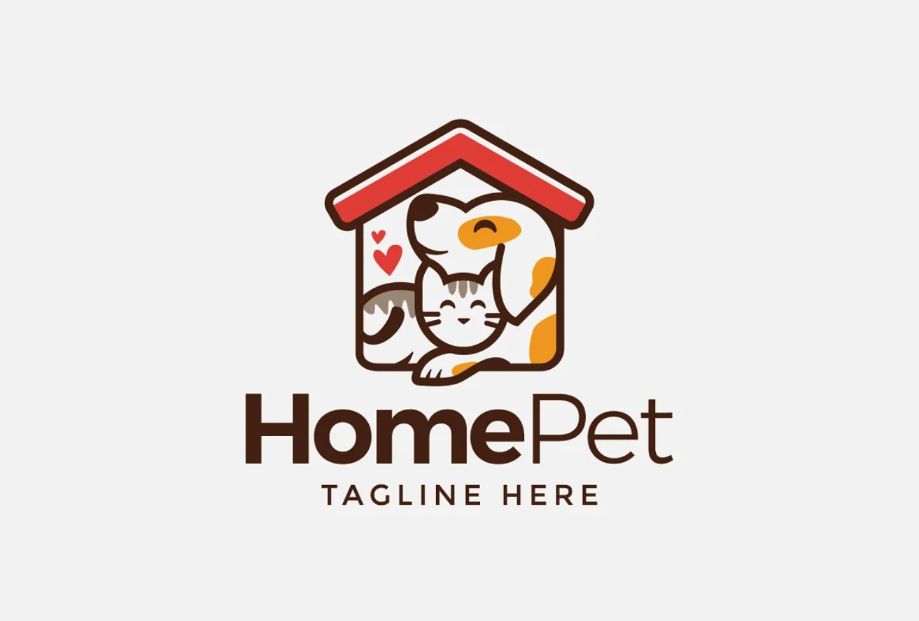 Pet Home Logo Design Idea