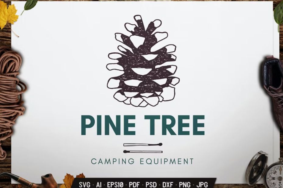 Pine Cone Logo Design