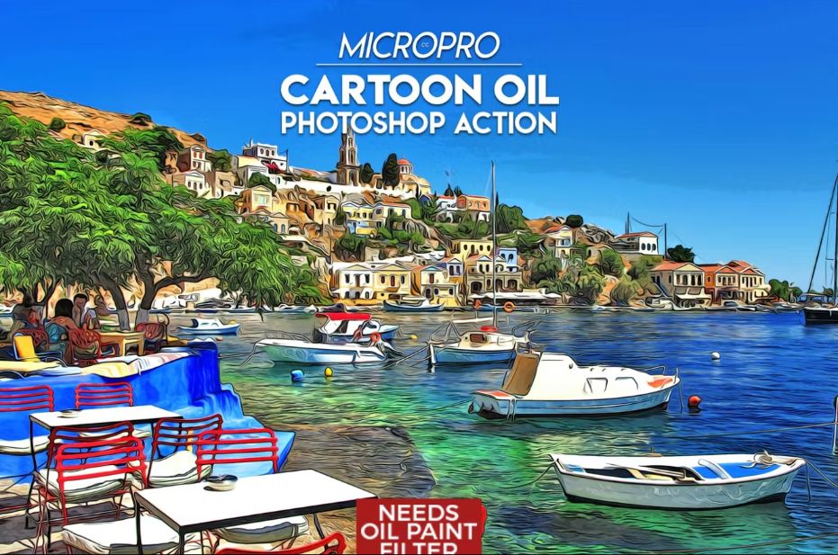 Pro Cartoon oil Effect