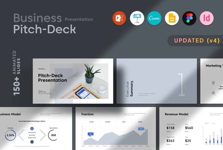 Professional Business Pitch PowerPoint Template