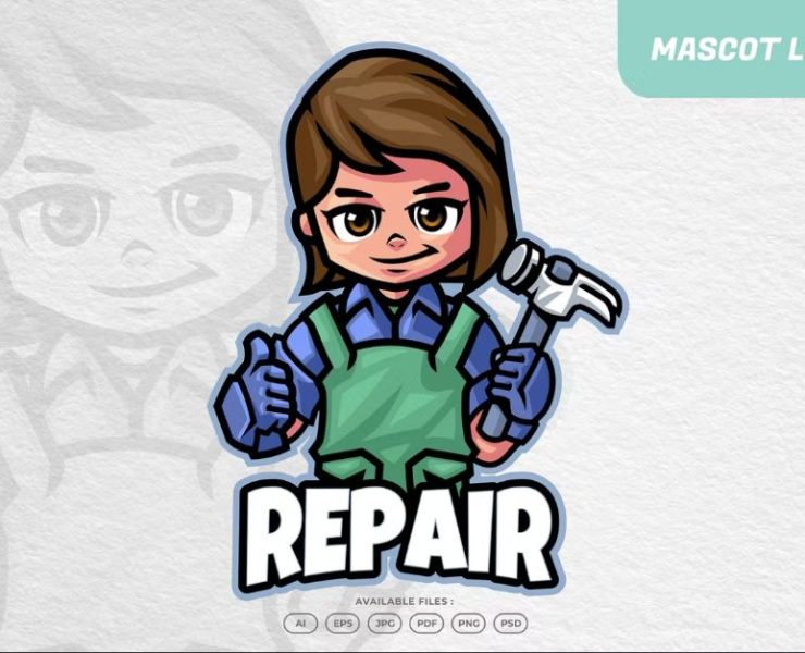 15+ Repair Service Logo Design Template Download
