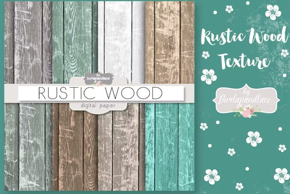 Rustic Wood Digital Paper