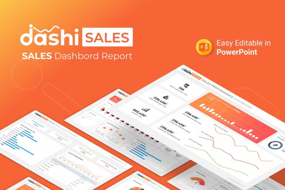 Sales Dashboard Presentation Template
