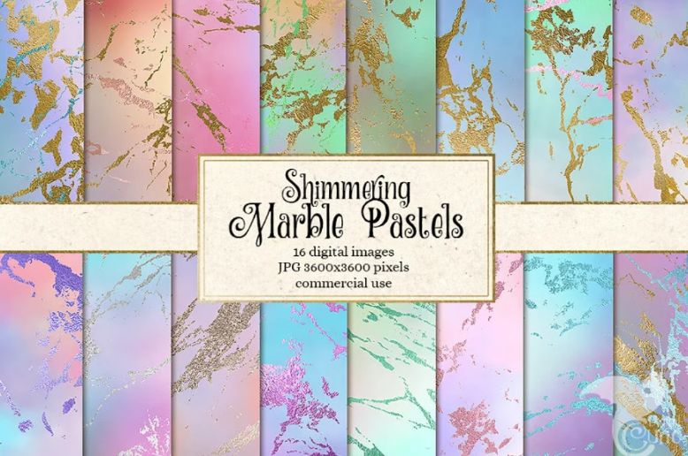 Shimmering Marble Textures Pack