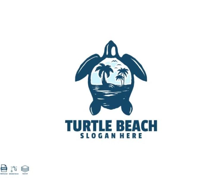 15+ Beach Logo Design Template PSD AI FREE Download