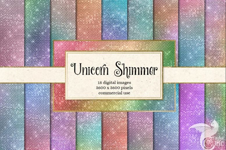 Unicorn Shimmer Textures Pack