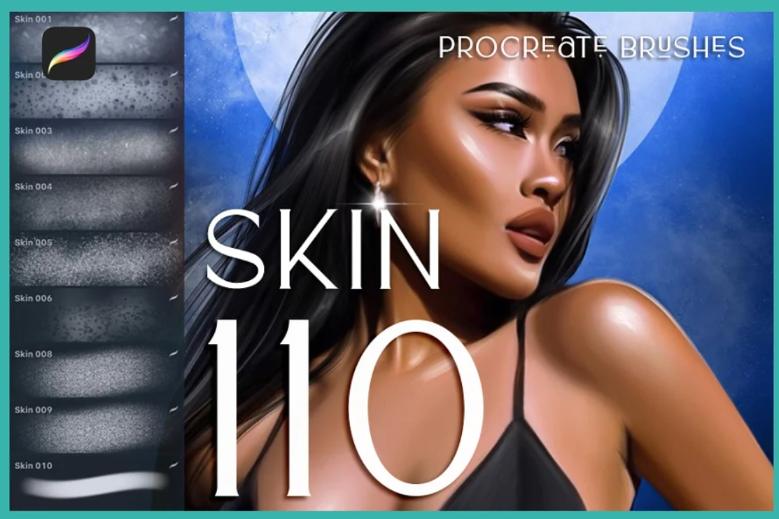 110 Skin Procreate Brushes