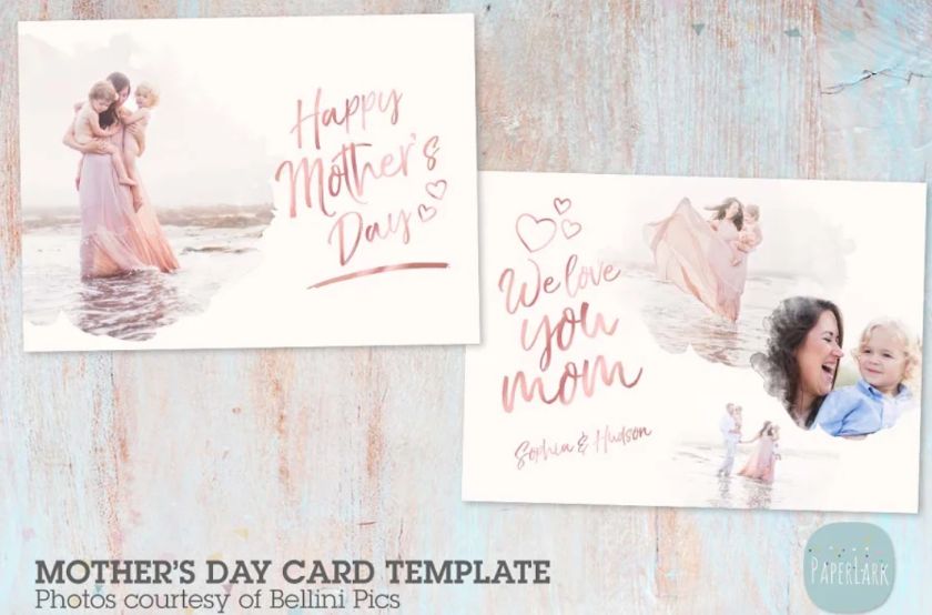 Beautiful Mothers Day card Template