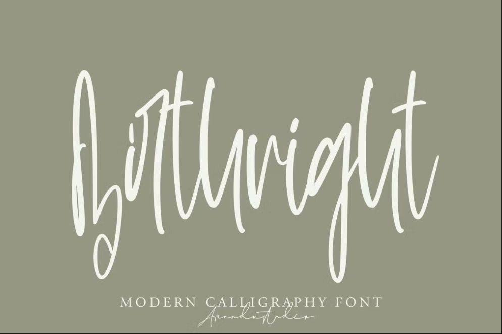 Blogger Style Calligraphy Style Fonts