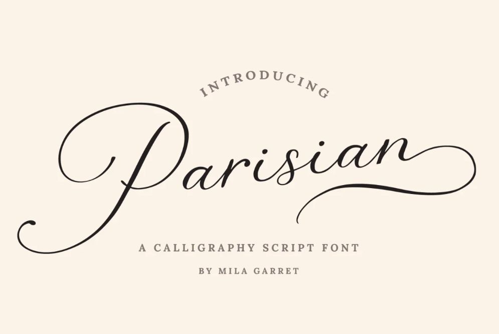 Calligraphy Script Style Font