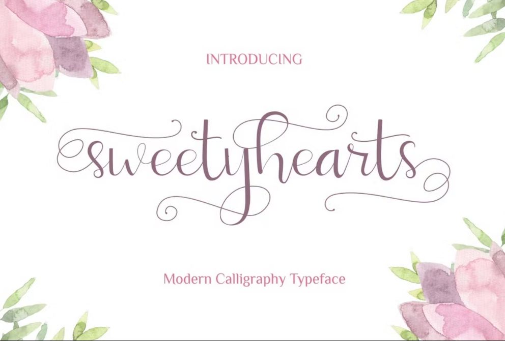Girly Style Calligraphy Fonts