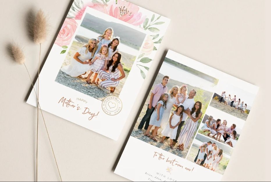 Mothers Day Photo Card Template