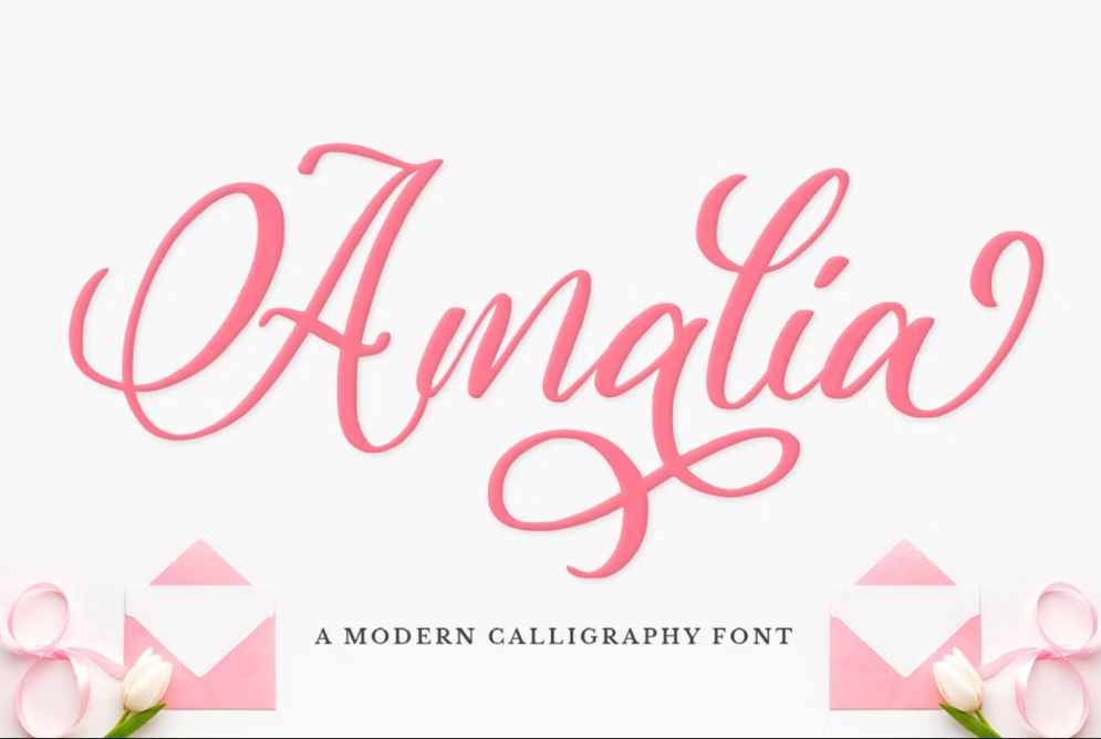 Romantic Calligraphy Style Fonts