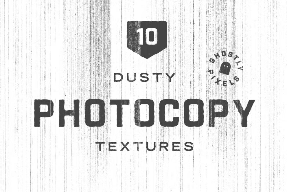 10 Dusty Photocopy Backgrounds