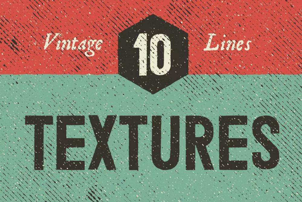 10 Vintage Lines Texture Set