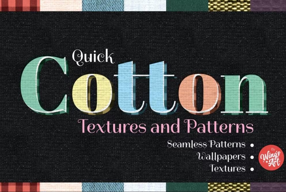 Authentic Cotton and Fabric Textures