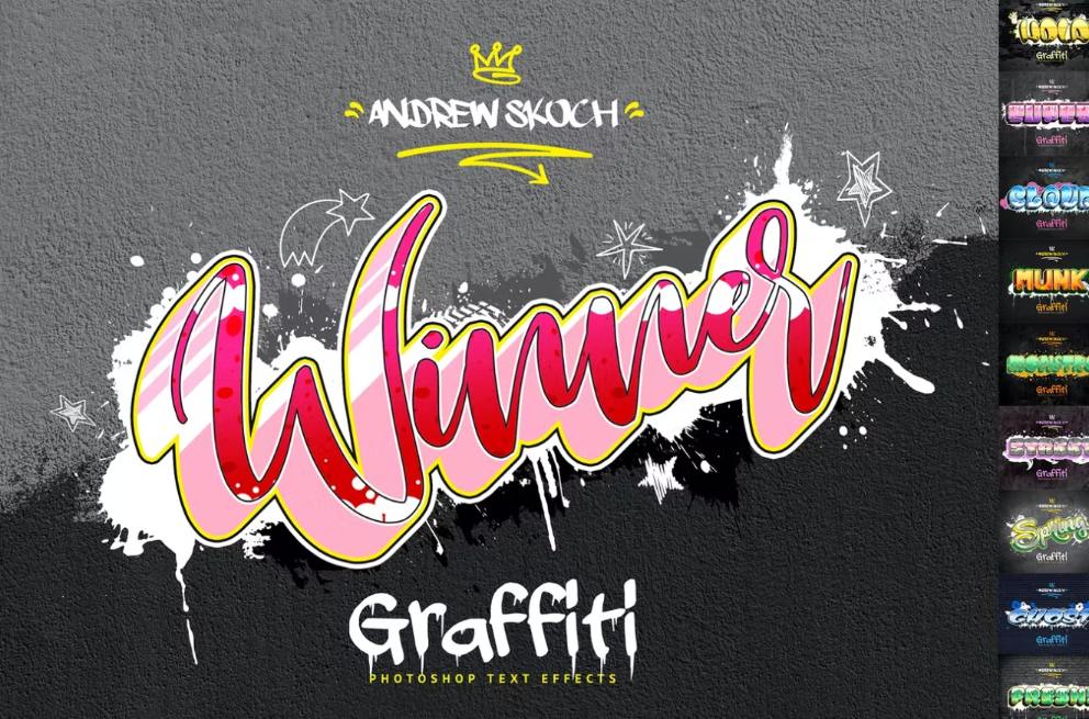 Creative Graffiti Text Effects