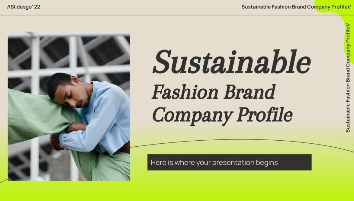 Fashion Brand Presentation Template