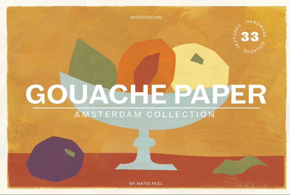 Gouache Paper Collection Set