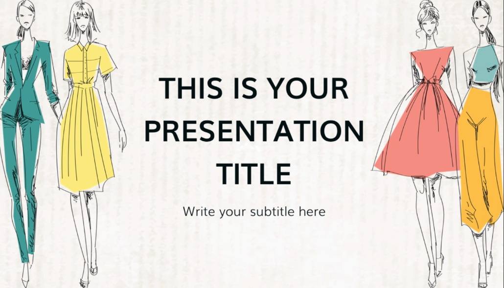 Illustration Style Fashion Presentations