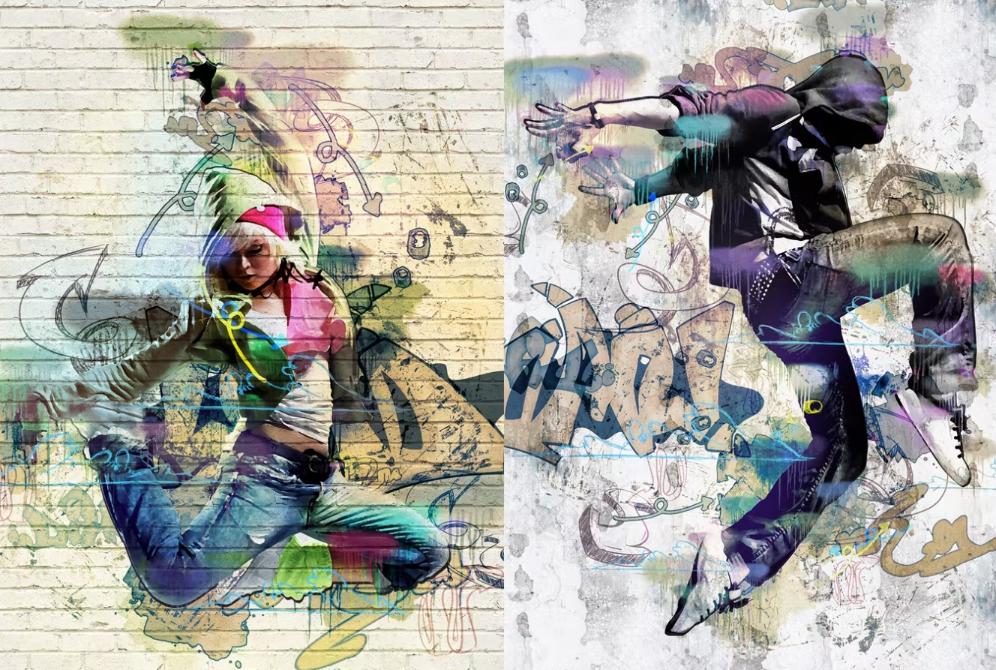 Mural Art Photoshop Action