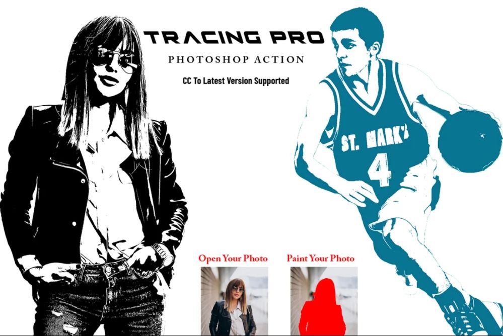 Professional Tracing Photoshop Action
