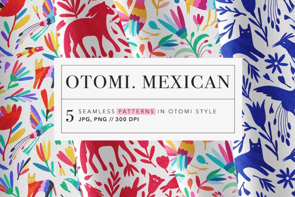Seamless Mexican Pattern Designs