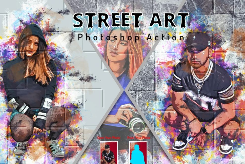 Street Art Photoshop Effect  ATN