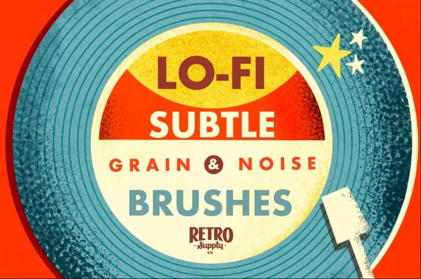 Subtle Grain and Noise Brush Pack