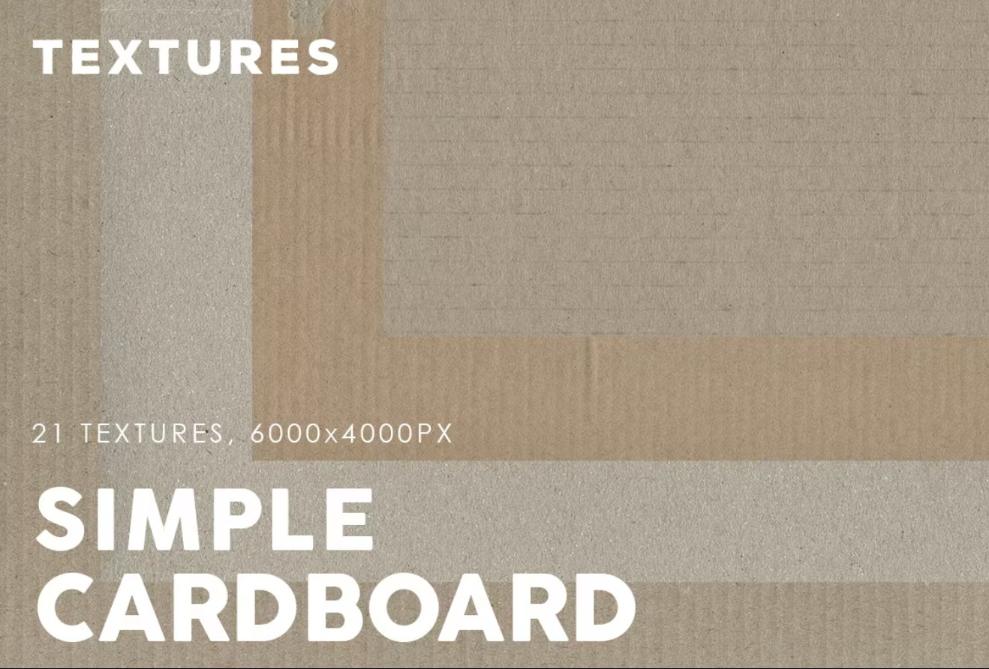 21 Simple cardboard Backgrounds