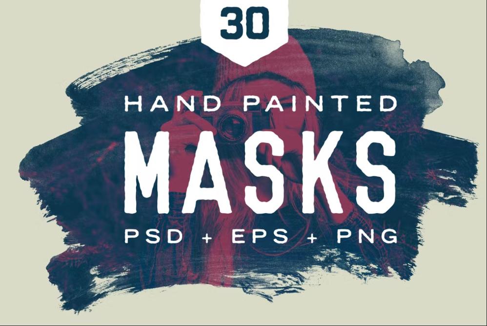 30 Unique Hand Painted Masks