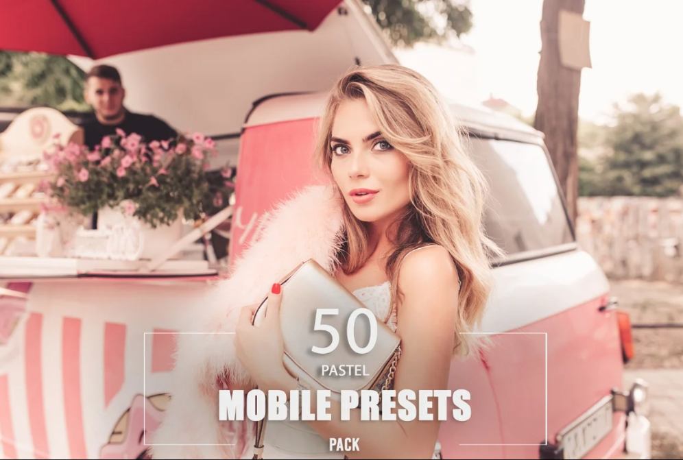 50 Mobile Presets for Pastel Style