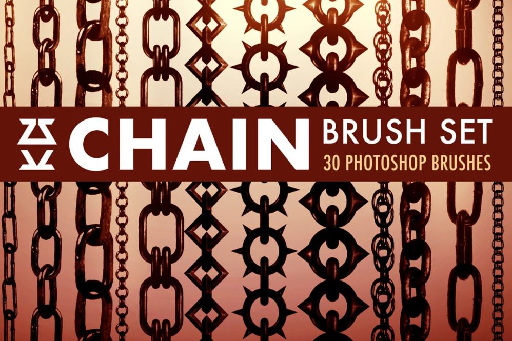 Chain Photoshop Brushes Set