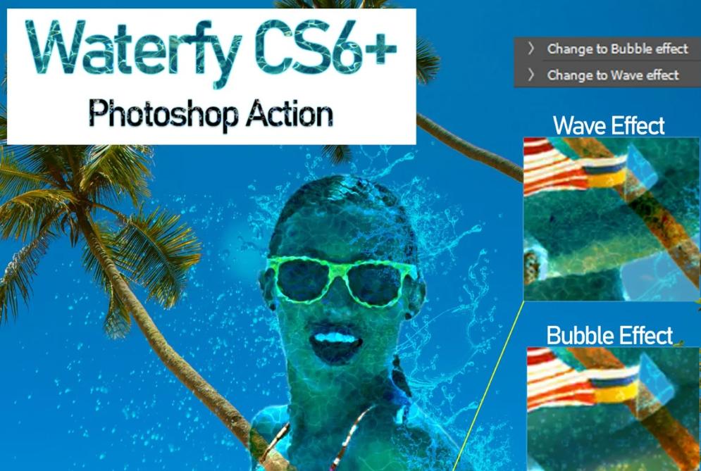 Creative Waterfy Photoshop effect