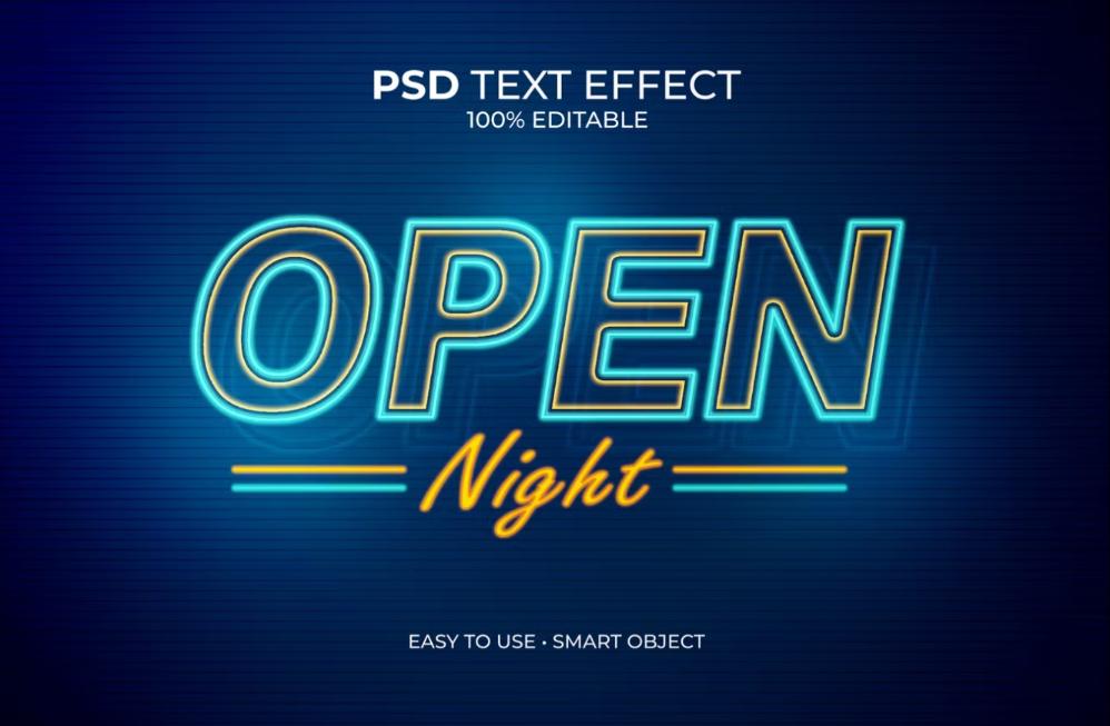 Editable PSD Text Effect